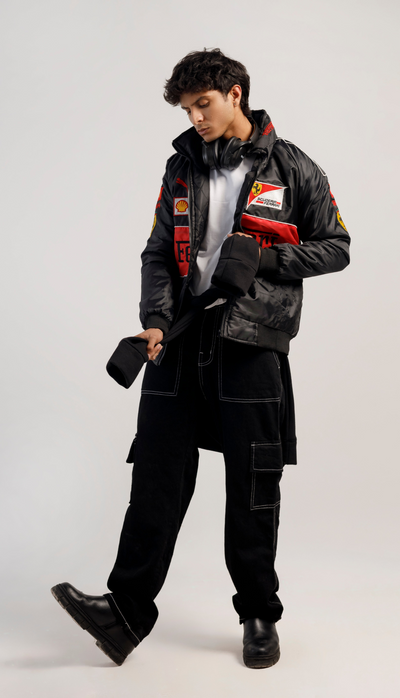 Black Ferrari Jacket